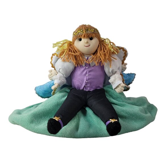 Rosalina Topsy Turvy Reversible Cloth Doll Princess Prince 10" Pretend Play NWT - Picture 2 of 9